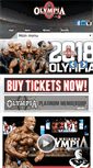 Mobile Screenshot of mrolympia.com